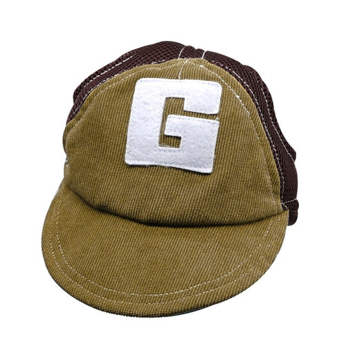 Didog Mesh Dog Sun Hat Fashion Baseball Cap
