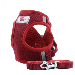 Dog Harness Leash Set Adjustable Breathable