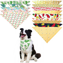 Load image into Gallery viewer, 1 Pcs Dog Bandana Scarf Summer Tropical Rainforest Cute Pet Dog P