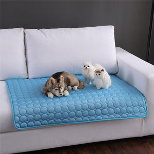 Summer Cooling Mats Blanket Ice Pet Dog Bed