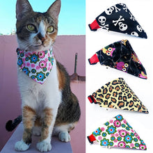 Load image into Gallery viewer, Pet Dog and Cat Bandanas Scarf Printed Triangular Canvas