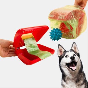 Portable Dog Pooper Scooper Pet Poop Scoop Pickup Clip Easy Clean Tool Pet Accessories For Cleaning Litter Scooper