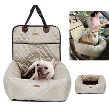 Load image into Gallery viewer, Dog Car Seat Bed Travel Dog Car Seats for Small Medium Dogs