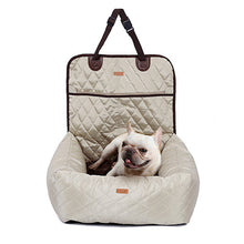 Load image into Gallery viewer, Dog Car Seat Bed Travel Dog Car Seats for Small Medium Dogs