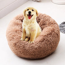 Load image into Gallery viewer, Super Soft Dog Bed Washable long plush Dog Kennel Deep Sleep