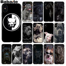 Load image into Gallery viewer, Lovely Pet Dog Pitbull Novelty Fundas Phone Case Cover for iPhone X XS MAX 6 6S 7 7plus 8 8Plus 5 5S XR for case