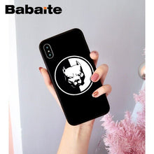 Load image into Gallery viewer, Lovely Pet Dog Pitbull Novelty Fundas Phone Case Cover for iPhone X XS MAX 6 6S 7 7plus 8 8Plus 5 5S XR for case