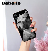 Load image into Gallery viewer, Lovely Pet Dog Pitbull Novelty Fundas Phone Case Cover for iPhone X XS MAX 6 6S 7 7plus 8 8Plus 5 5S XR for case