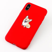 Load image into Gallery viewer, Mobile Phone Cases for iPhone 6s 7 8 Plus X XS MAX XR Case Funny Cute Dog Ass Soft Silicone Fitted Back Covers Accessories