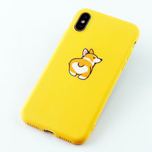 Load image into Gallery viewer, Mobile Phone Cases for iPhone 6s 7 8 Plus X XS MAX XR Case Funny Cute Dog Ass Soft Silicone Fitted Back Covers Accessories