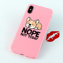 Load image into Gallery viewer, Mobile Phone Cases for iPhone 6s 7 8 Plus X XS MAX XR Case Funny Cute Dog Ass Soft Silicone Fitted Back Covers Accessories