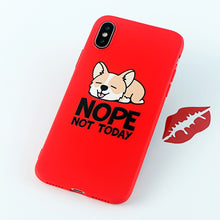 Load image into Gallery viewer, Mobile Phone Cases for iPhone 6s 7 8 Plus X XS MAX XR Case Funny Cute Dog Ass Soft Silicone Fitted Back Covers Accessories