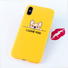 Load image into Gallery viewer, Mobile Phone Cases for iPhone 6s 7 8 Plus X XS MAX XR Case Funny Cute Dog Ass Soft Silicone Fitted Back Covers Accessories