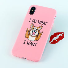 Load image into Gallery viewer, Mobile Phone Cases for iPhone 6s 7 8 Plus X XS MAX XR Case Funny Cute Dog Ass Soft Silicone Fitted Back Covers Accessories