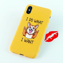 Load image into Gallery viewer, Mobile Phone Cases for iPhone 6s 7 8 Plus X XS MAX XR Case Funny Cute Dog Ass Soft Silicone Fitted Back Covers Accessories