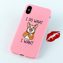 Load image into Gallery viewer, Mobile Phone Cases for iPhone 6s 7 8 Plus X XS MAX XR Case Funny Cute Dog Ass Soft Silicone Fitted Back Covers Accessories