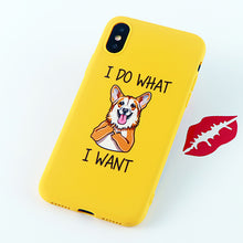 Load image into Gallery viewer, Mobile Phone Cases for iPhone 6s 7 8 Plus X XS MAX XR Case Funny Cute Dog Ass Soft Silicone Fitted Back Covers Accessories