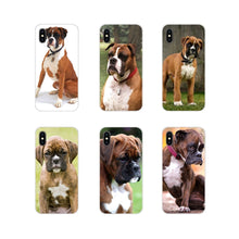 Load image into Gallery viewer, cool Boxer dog Accessories Phone Shell Covers For Apple iPhone X XR XS MAX 4 4S 5 5S 5C SE 6 6S 7 8 Plus ipod touch 5 6