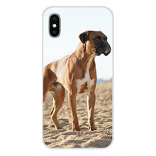 Load image into Gallery viewer, cool Boxer dog Accessories Phone Shell Covers For Apple iPhone X XR XS MAX 4 4S 5 5S 5C SE 6 6S 7 8 Plus ipod touch 5 6