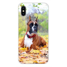 Load image into Gallery viewer, cool Boxer dog Accessories Phone Shell Covers For Apple iPhone X XR XS MAX 4 4S 5 5S 5C SE 6 6S 7 8 Plus ipod touch 5 6