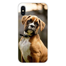 Load image into Gallery viewer, cool Boxer dog Accessories Phone Shell Covers For Apple iPhone X XR XS MAX 4 4S 5 5S 5C SE 6 6S 7 8 Plus ipod touch 5 6