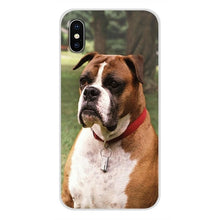 Load image into Gallery viewer, cool Boxer dog Accessories Phone Shell Covers For Apple iPhone X XR XS MAX 4 4S 5 5S 5C SE 6 6S 7 8 Plus ipod touch 5 6