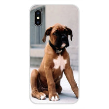 Load image into Gallery viewer, cool Boxer dog Accessories Phone Shell Covers For Apple iPhone X XR XS MAX 4 4S 5 5S 5C SE 6 6S 7 8 Plus ipod touch 5 6