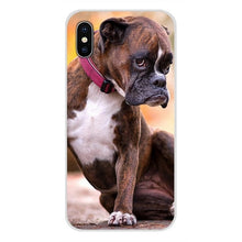 Load image into Gallery viewer, cool Boxer dog Accessories Phone Shell Covers For Apple iPhone X XR XS MAX 4 4S 5 5S 5C SE 6 6S 7 8 Plus ipod touch 5 6