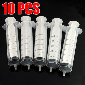 10Pcs Disposable Syringe 1ml 2.5ml 3ml 5ml 10ml 20ml 30ml 50ml Enema Medica Yringes