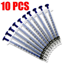 Load image into Gallery viewer, 10Pcs Disposable Syringe 1ml 2.5ml 3ml 5ml 10ml 20ml 30ml 50ml Enema Medica Yringes