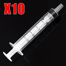 Load image into Gallery viewer, 10Pcs Disposable Syringe 1ml 2.5ml 3ml 5ml 10ml 20ml 30ml 50ml Enema Medica Yringes