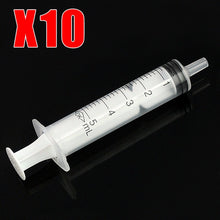 Load image into Gallery viewer, 10Pcs Disposable Syringe 1ml 2.5ml 3ml 5ml 10ml 20ml 30ml 50ml Enema Medica Yringes