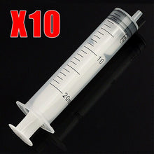 Load image into Gallery viewer, 10Pcs Disposable Syringe 1ml 2.5ml 3ml 5ml 10ml 20ml 30ml 50ml Enema Medica Yringes