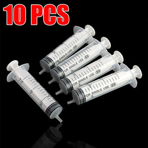 10Pcs Disposable Syringe 1ml 2.5ml 3ml 5ml 10ml 20ml 30ml 50ml Enema Medica Yringes