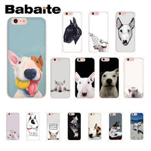 Load image into Gallery viewer, bull terrier dog Soft Silicone Phone Case for iPhone X XS MAX 6 6S 7 7plus 8 8Plus 5 5S XR 10 Case