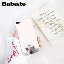 Load image into Gallery viewer, bull terrier dog Soft Silicone Phone Case for iPhone X XS MAX 6 6S 7 7plus 8 8Plus 5 5S XR 10 Case