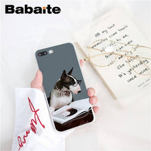 Load image into Gallery viewer, bull terrier dog Soft Silicone Phone Case for iPhone X XS MAX 6 6S 7 7plus 8 8Plus 5 5S XR 10 Case