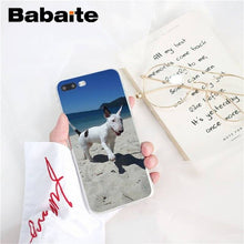 Load image into Gallery viewer, bull terrier dog Soft Silicone Phone Case for iPhone X XS MAX 6 6S 7 7plus 8 8Plus 5 5S XR 10 Case