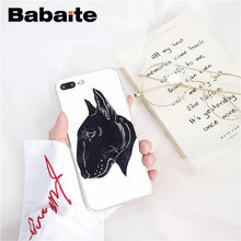 Load image into Gallery viewer, bull terrier dog Soft Silicone Phone Case for iPhone X XS MAX 6 6S 7 7plus 8 8Plus 5 5S XR 10 Case