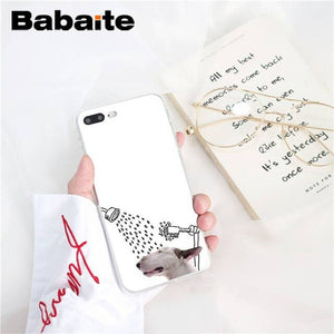 bull terrier dog Soft Silicone Phone Case for iPhone X XS MAX 6 6S 7 7plus 8 8Plus 5 5S XR 10 Case