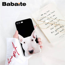 Load image into Gallery viewer, bull terrier dog Soft Silicone Phone Case for iPhone X XS MAX 6 6S 7 7plus 8 8Plus 5 5S XR 10 Case