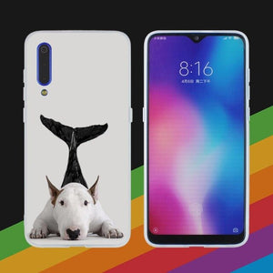 Case Bull Terrier bullterrier dog For Xiaomi 9 se 8 lite 6X 5X Mi a1 a2 f1 Mix 2s Max 3 Phone redmi Note 7 6 5 go cases