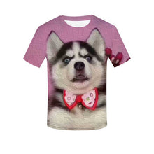 Load image into Gallery viewer, Tops Cool t-shirt Men/Women High Quality Lovely puppy 3d t shirt lovely dog Print
