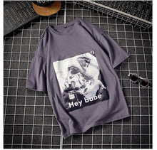 Load image into Gallery viewer, Men Funny T Shirts A Dog Drinking Cats Covering Their Eyes
