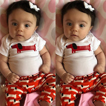 Load image into Gallery viewer, Toddler Newborn Baby Boys Girls Dog Print Short Sleeve T-Shirt Bodysuit