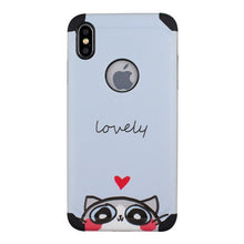 Load image into Gallery viewer, Mobile Phone Cases for iPhone 7 8 Plus X XS MAX XR Case Funny Cute Dog cat Soft TPU+PC relief Back Covers Accessories