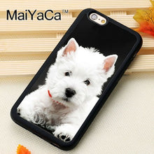 Load image into Gallery viewer, West Highland Terrier Westie Dog Phone Cases Accessories For iPhone 6 6S 7 8 Plus XS Max XR 5S SE Soft TPU Back Cover