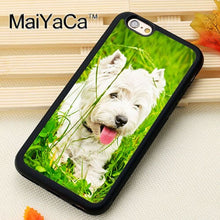 Load image into Gallery viewer, West Highland Terrier Westie Dog Phone Cases Accessories For iPhone 6 6S 7 8 Plus XS Max XR 5S SE Soft TPU Back Cover