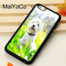 Load image into Gallery viewer, West Highland Terrier Westie Dog Phone Cases Accessories For iPhone 6 6S 7 8 Plus XS Max XR 5S SE Soft TPU Back Cover