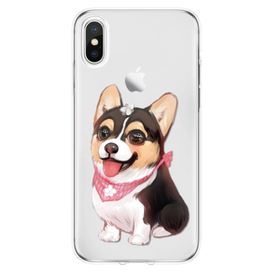 For iPhone 7 Coque Comic Cute dog Animals For iPhone XS 4S 5 5S SE 6 6S 8 plus X XR Fundas Soft Cover TPU For iPhone XS Max case